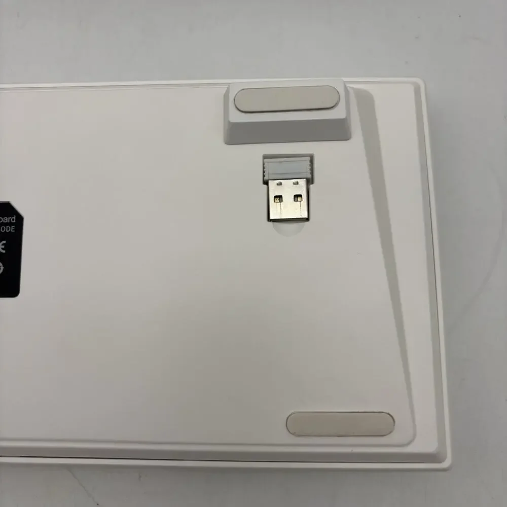 Royal Kludge RK84 Mechanical Keyboard White Wireless Wired Bluetooth USB